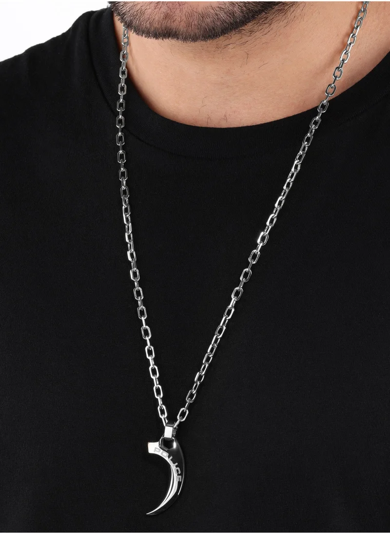 POLICE Stainless Steel necklace For Men in Silver
