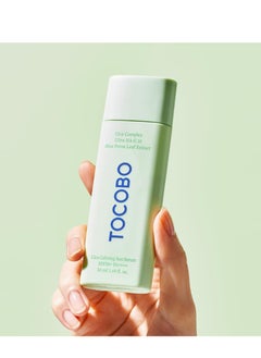 Tocobo TOCOBO Cica Calming Sun Serum SPF50 PA++++ 50 ml 1.69 fl. oz - Fermented Cica Complax, Cape Aloe Leaf Extract, Soothing Overheated Skin, Reduces Skin Tempetature  - Image 2