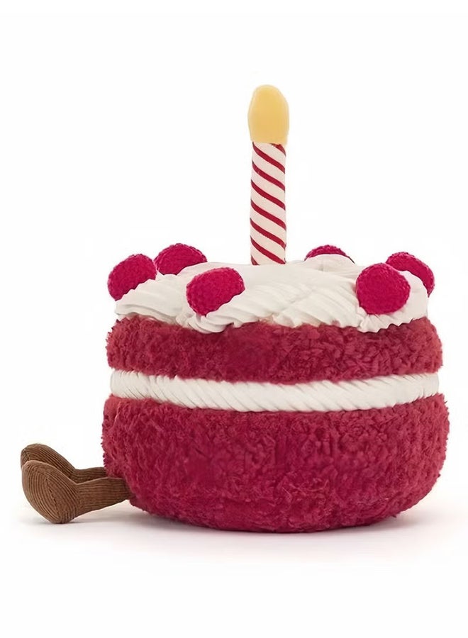 جيليكات قلعة عيد ميلاد ريد فوليت، لعبة دمية ناعمة للغاية كهدية عيد الميلاد وعيد الميلاد، دمية لطيفة ومريحة للبالغين والأطفال - 20 سم - Image 3