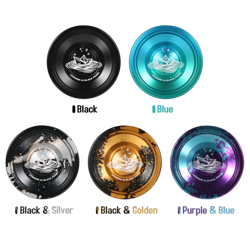 Competitive Yoyo Ball: Black Aluminum Alloy - Stable Balanced High Speed Performance, Fade & Scratch Resistant Anodized Surface, Precision Bearings for Smooth Quiet Spinning for Advanced Players & Com - Image 5
