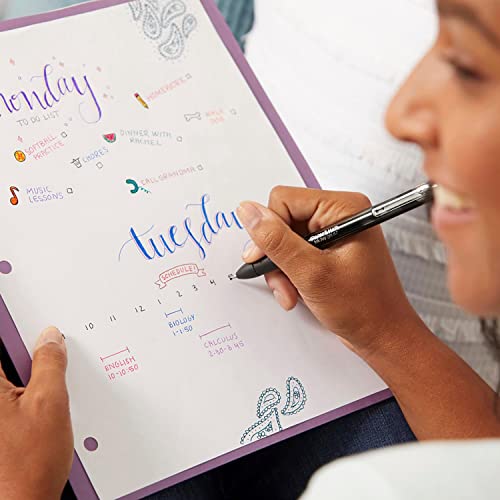 Paper Mate Pens Variety Pack, InkJoy Retractable Gel Pens, Flair Felt Tip, 28 Count - Assorted Colors, Smooth Writing, Fast Drying - Image 3