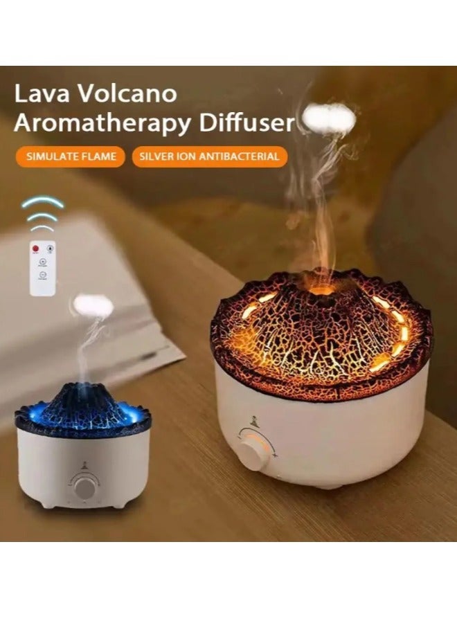 Denx Smart Diffuser With a Multi Light Volcano Model With a Remote Control Capacity of 560 ml - Image 4