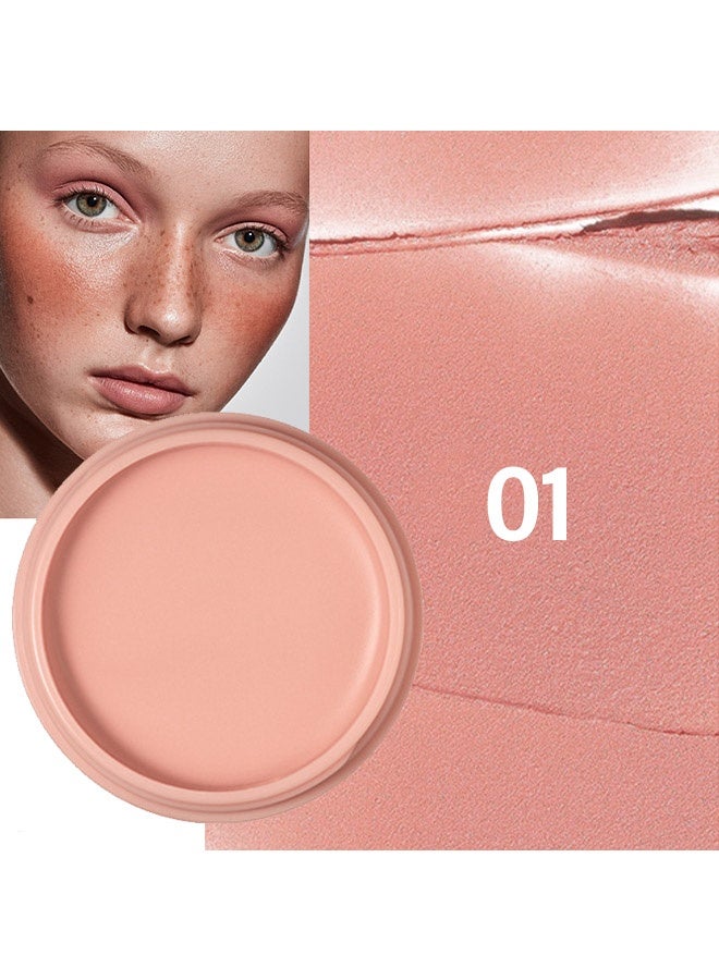 بوداير أحمر خدود مات، بلام أحمر خدود طويل الأمد للوجه، كريم أحمر خدود مغذي مقاوم للماء، أحمر خدود لتحديد الخدود، غني بزيت الخروع وفيتامين E، أحمر خدود فائق الصباغة لإطلالة طبيعية #01 - Image 2