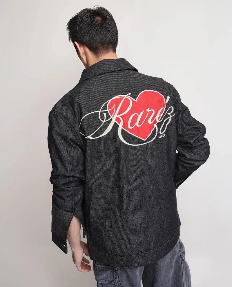 رير رابِت Men's Graphic Print Jacket