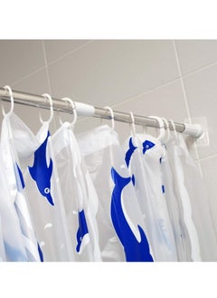 Oasisgalore 6 Piece Adhesive Shower Curtain Rod Holder Wall Mounted Retainer Shower Rods Holder  - Image 3