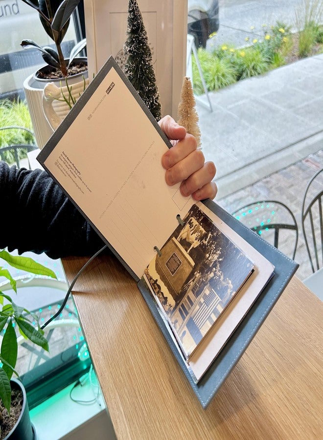 SIMPLY RSB Vegan Leather Postcard Album - Transform Postcards into a Travel Keepsake, Frame & Organize (Bon Voyage) - Image 3
