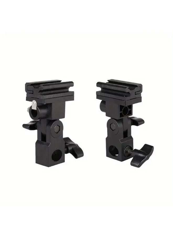 Hot Shoe Lamp Holder With Umbrella Hole For Soft Light And Tripod Adapter - Image 3