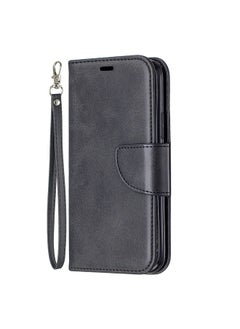 NIBEMINENT Flip Leather Case with Wallet Card Slot For Apple iPhone 11 Pro Black  - Image 1