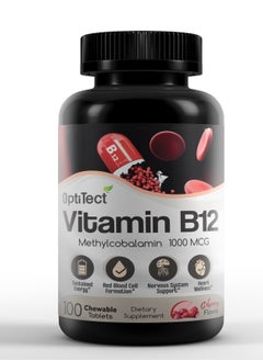 OPTITECT VITAMIN B12 1000MCG 100 CHEWABLE TABS