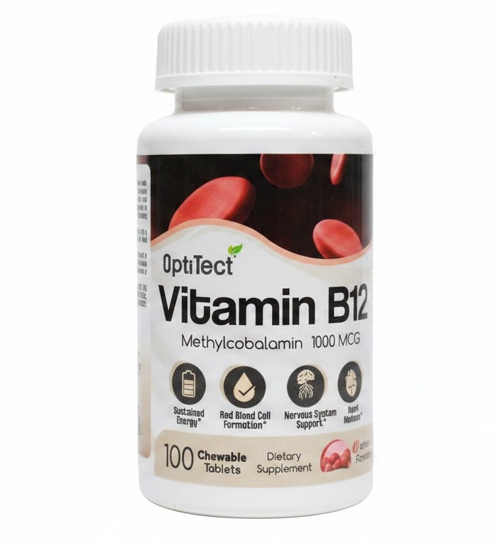 OptiTect Vitamin B12 1000 Mcg 100 Chewable Tabs - Image 1