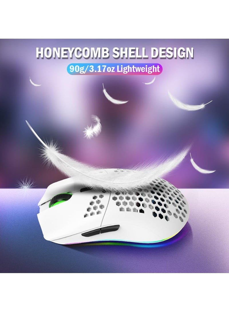 عام ماوس الألعاب اللاسلكية العسل تصميم جوفاء لأجهزة الكمبيوتر المحمول ماك - Image 2