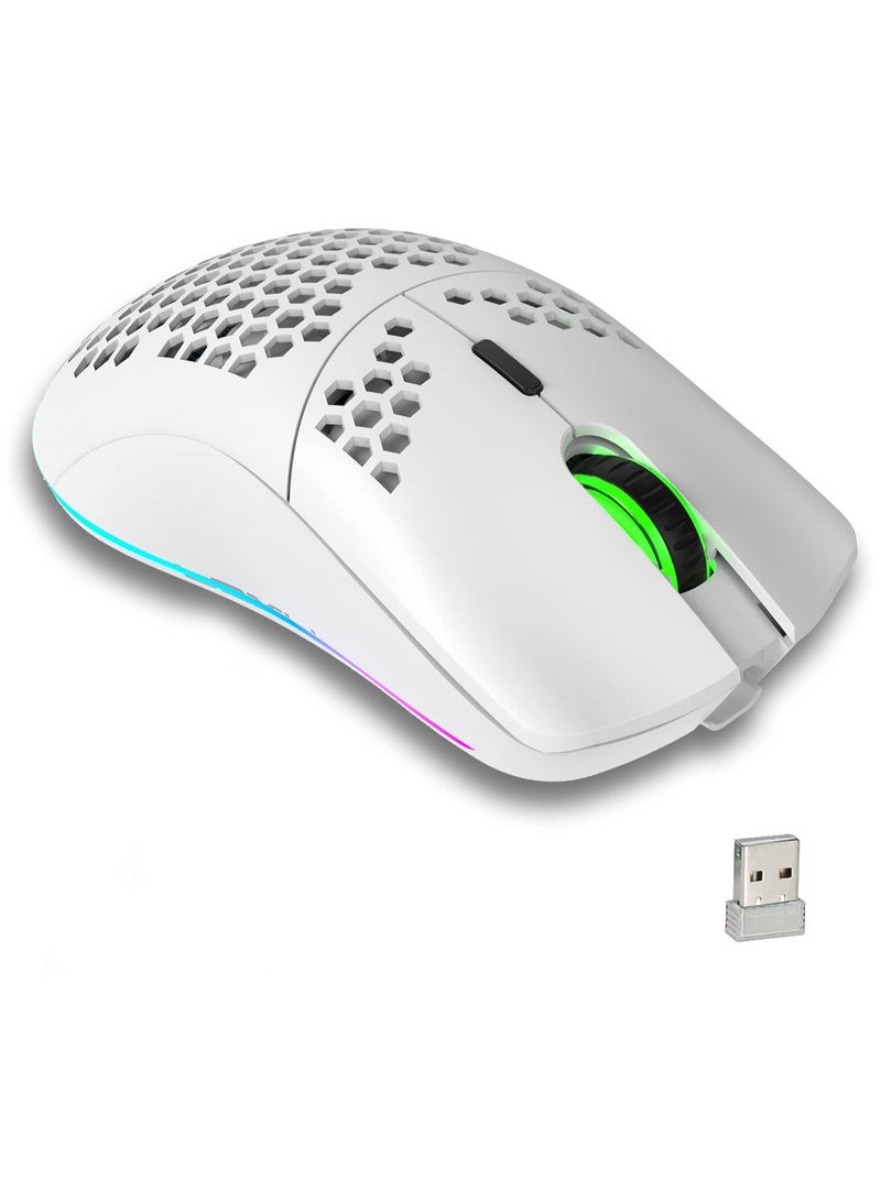 عام ماوس الألعاب اللاسلكية العسل تصميم جوفاء لأجهزة الكمبيوتر المحمول ماك - Image 1