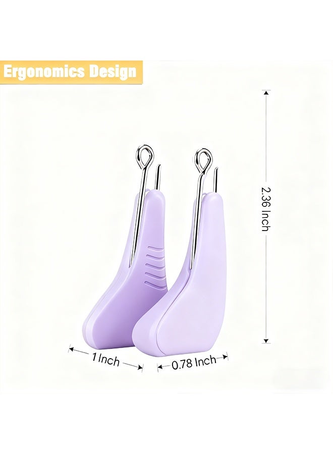 RESONIX Purple Nose Shaper Clip – Soft Silicone Nose Bridge Lifter & Tip Slimming Tool, Comfortable Daily Nose Sculpting Clip for Women, Washable & Reusable Beauty Accessory - Image 3
