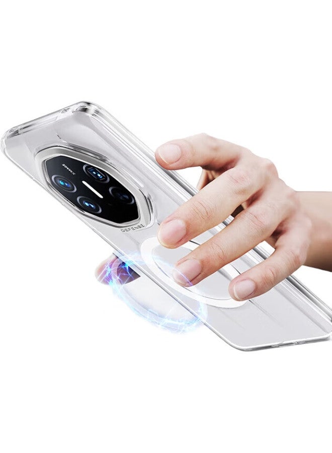 Defense Jise [Huawei Certified Brand] Huawei Mate70Rs Phone Case, Transparent 70Rs Extraordinary Master Collector'S Edition, Full Coverage Slim Protective Case, Magnetic Heat Dissipation, High Transparency For Men - Image 3