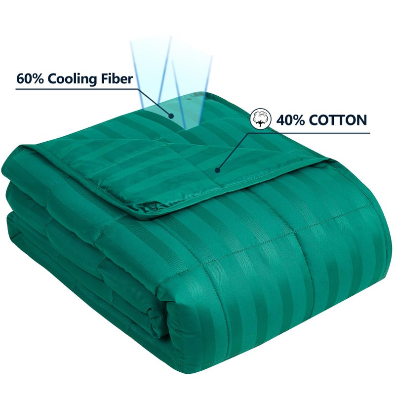 anfie Weighted Blanket Queen/King Size (80"x87" 20lbs),Ultra Soft and Cozy Cooling Weighted Blanket for Adult,Heavy Blanket with Machine Washable Soft Blanket, Green - Image 2