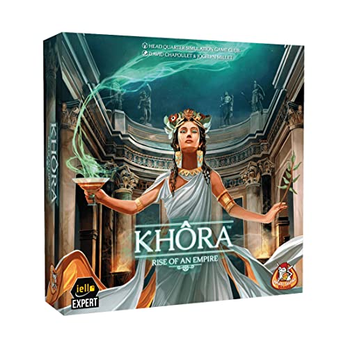 Iello Khora Rise of an Empire Race to Development Game Develop your City Faster and Better than Your Opponents 2 to 4 Players 75 Minute Play Time For Ages 14 and up - Image 1