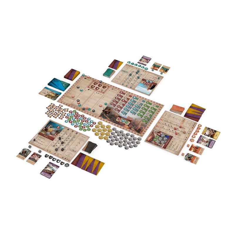 Iello Khora Rise of an Empire Race to Development Game Develop your City Faster and Better than Your Opponents 2 to 4 Players 75 Minute Play Time For Ages 14 and up - Image 3