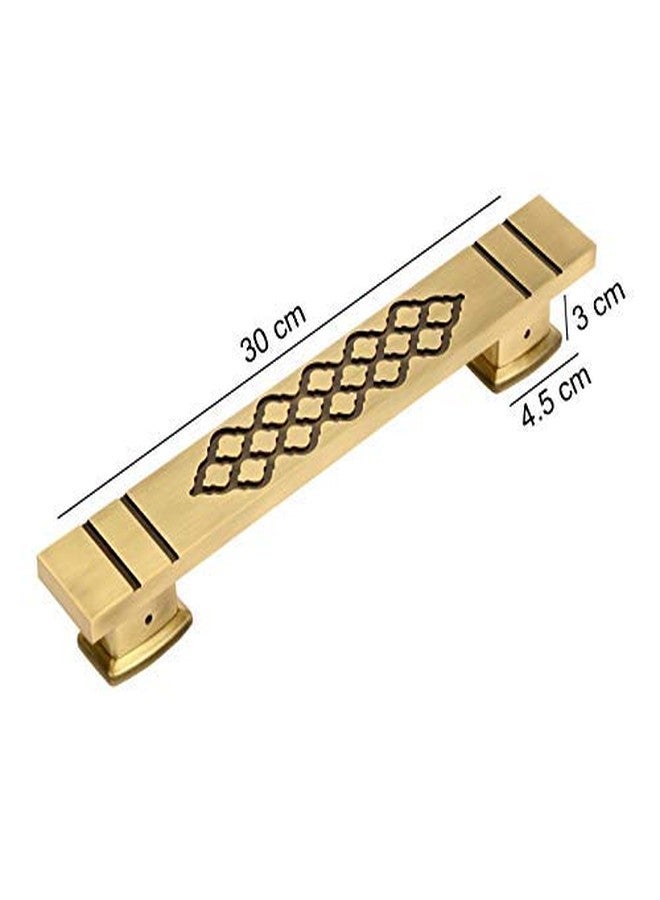INDEED Main Door Handle Brass Antique Finish | Home Decor | Door Decor | |Brass Door Handle | Brass Door Knocker Design 14 (Size - 12 inch) (Made in India) - Image 4