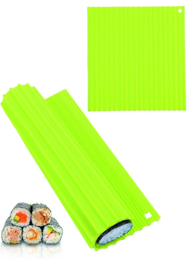 Premium Silicone Sushi Rolling Mat Kit, Non‑Slip Sushi Maker for Home Kitchen - Image 1