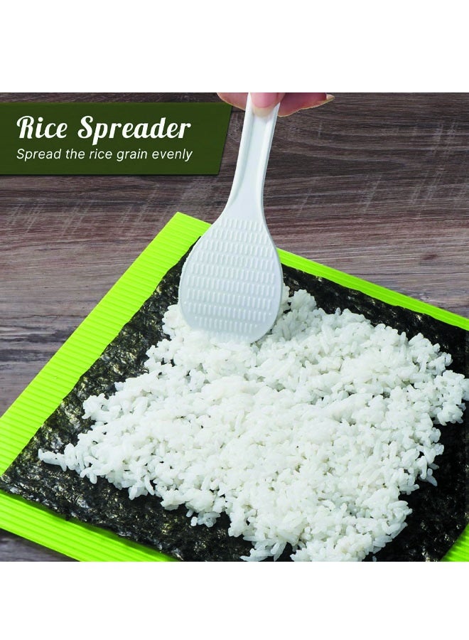 Premium Silicone Sushi Rolling Mat Kit, Non‑Slip Sushi Maker for Home Kitchen - Image 2