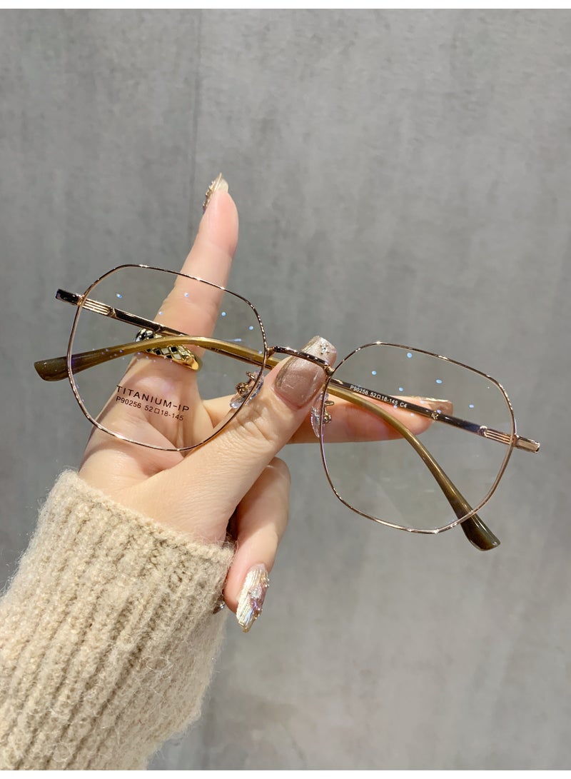 بوكيلار نظارات قراءة PUKCLAR بدون وصفة طبية إطار تيتانيوم نقي خفيفة鼻托 قابلة للتعديل أعمال أزياء للرجال والنساء للإمارات والسعودية - Image 1