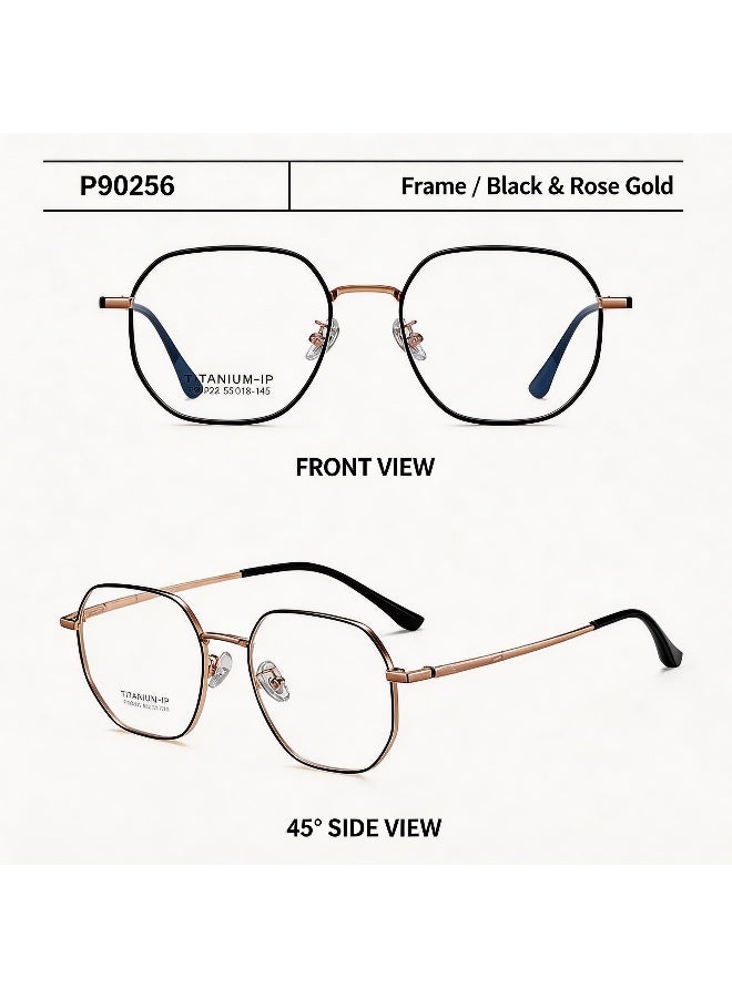 بوكيلار نظارات قراءة PUKCLAR بدون وصفة طبية إطار تيتانيوم نقي خفيفة鼻托 قابلة للتعديل أعمال أزياء للرجال والنساء للإمارات والسعودية - Image 2