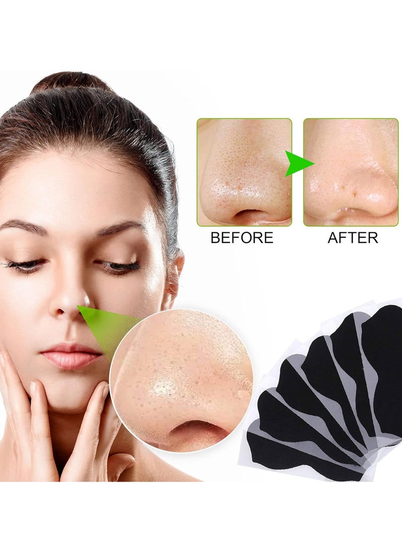 Elaimei Unscented Deep Cleansing Charcoal Pore Strips, 80 Count, Removes Blackheads, Tightens Pores, For Face and Nose  - Image 3