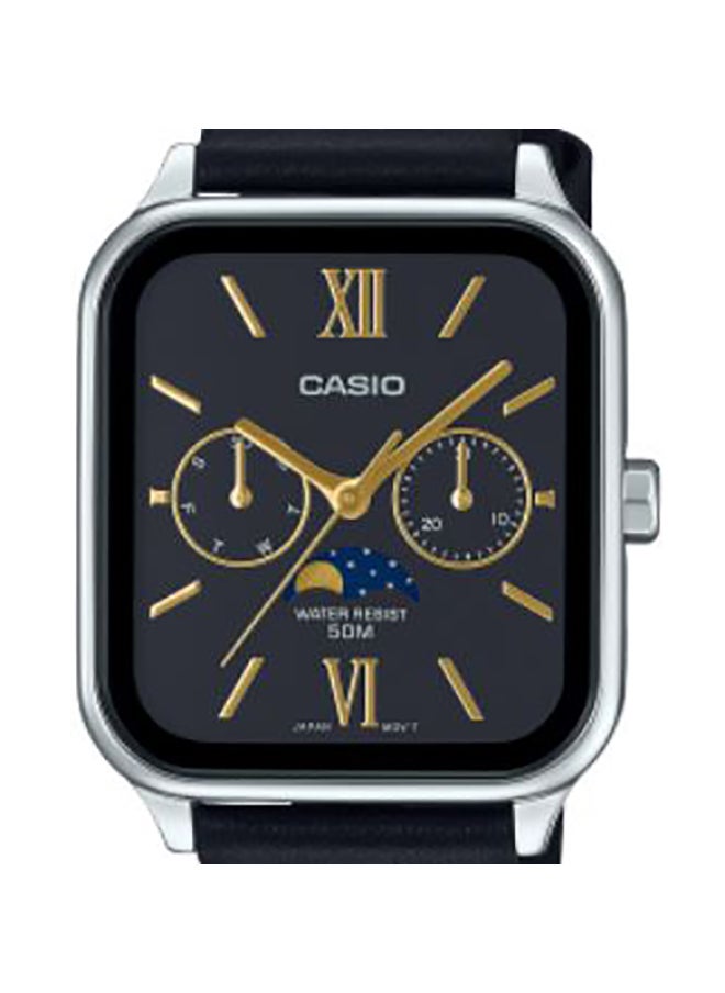CASIO - ساعة يد رجالية تناظرية مربع الشكل مصنوعة من الراتينج - MTP-M305L-1A2VDF - 34 مم - Image 1