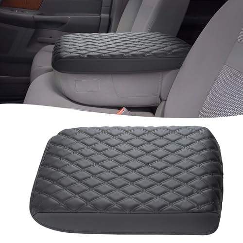 GIANT PANDA Custom Fit Center Console Cover for Dodge RAM 1500 2500 3500 2002 2003 2004 2005 2006 2007 2008 2009 2010 2011 2012 with Jump Seat - Waterproof Armrest Center Cover - Full Protection - Image 1