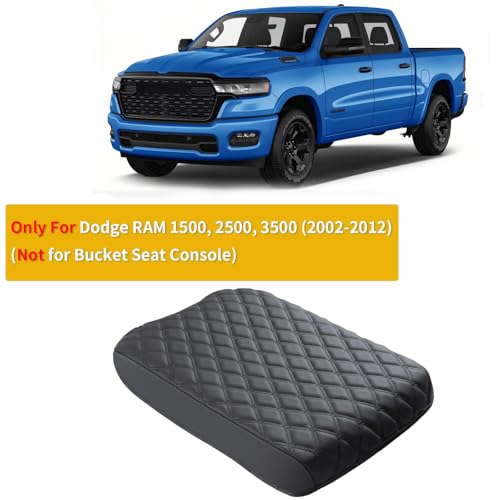 GIANT PANDA Custom Fit Center Console Cover for Dodge RAM 1500 2500 3500 2002 2003 2004 2005 2006 2007 2008 2009 2010 2011 2012 with Jump Seat - Waterproof Armrest Center Cover - Full Protection - Image 2