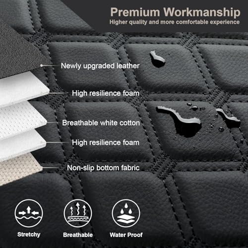 GIANT PANDA Custom Fit Center Console Cover for Dodge RAM 1500 2500 3500 2002 2003 2004 2005 2006 2007 2008 2009 2010 2011 2012 with Jump Seat - Waterproof Armrest Center Cover - Full Protection - Image 5