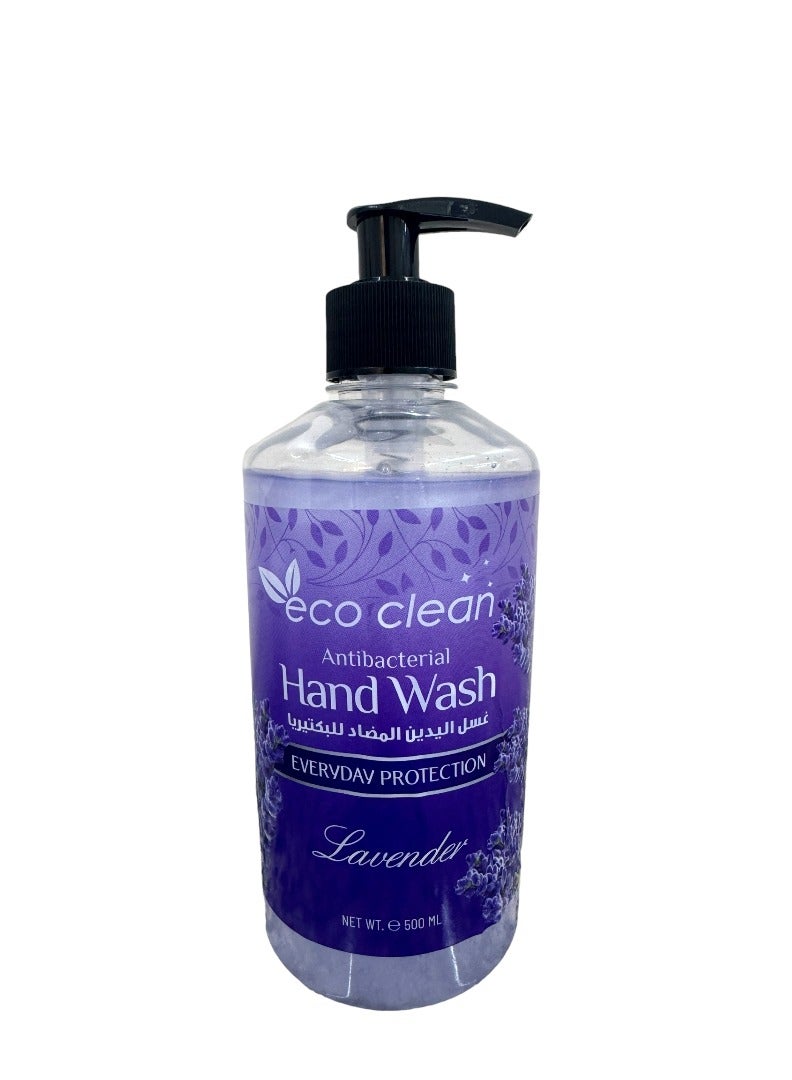 Eco Clean Lavender Hand Wash 500ml - Gentle, Refreshing, Naturally Scented - Image 1