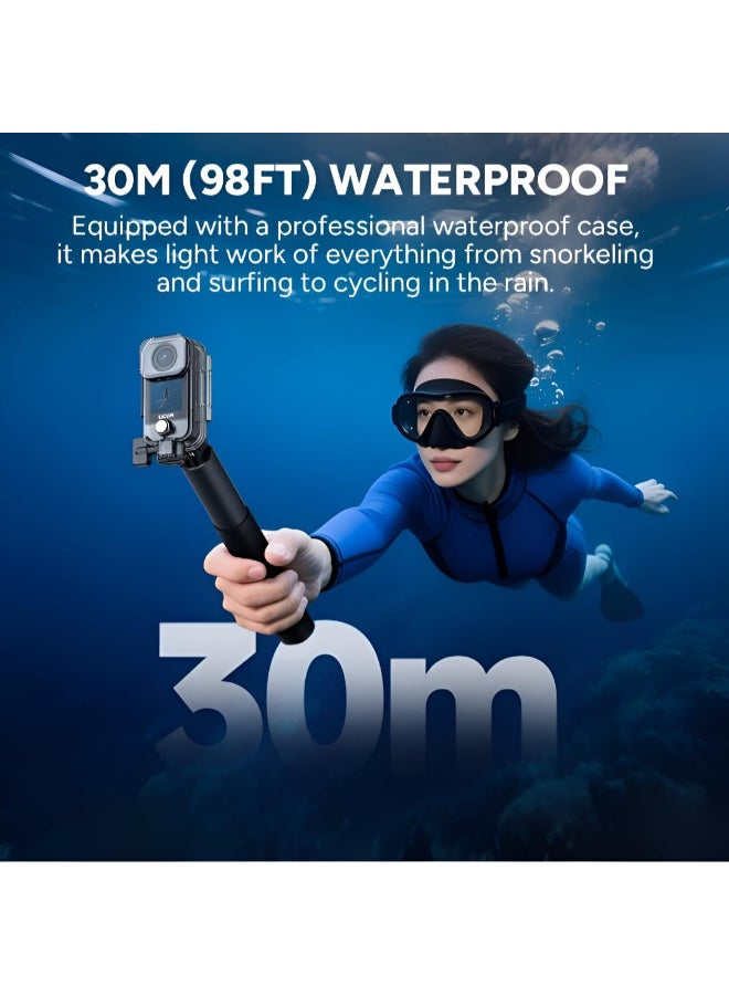 SJCAM Renewed - C400 4K Vlogging Camera with Rotatable Dual Touch Screen - Image 5