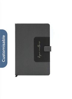 Personalised MANEZ - Santhome A5 Notebook with Phone Stand and Pen Holder