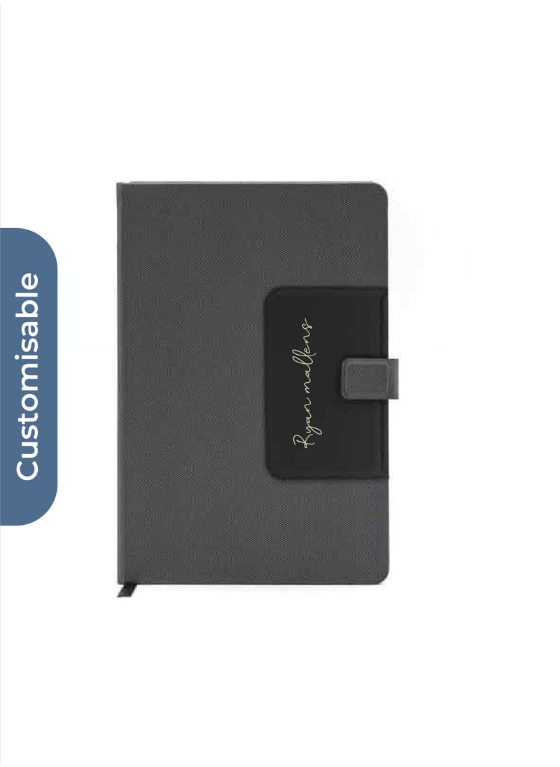 SANTHOME Personalised MANEZ - Santhome A5 Notebook with Phone Stand and Pen Holder  - Image 1