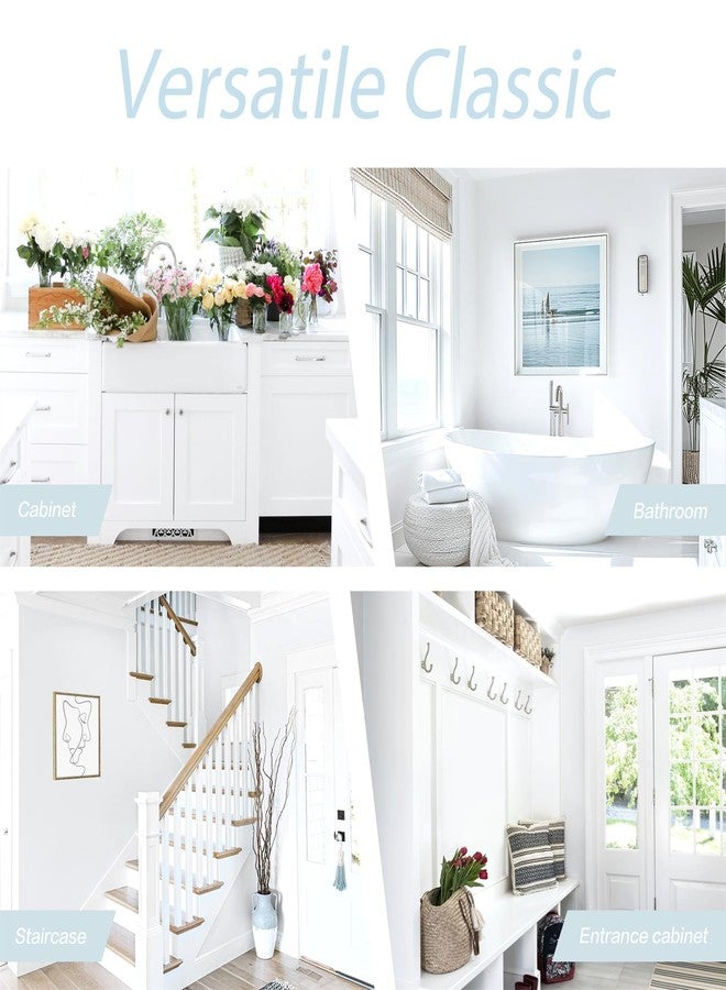 Dimoon 17.7''x118'' Peel and Stick Wallpaper White Contact Paper for New Environmentally Friendly Materials Thickening Upgrade Embossed Renter Friendly Wall Paper Modern Vinyl Wrap Countertop Bedroom - Image 4