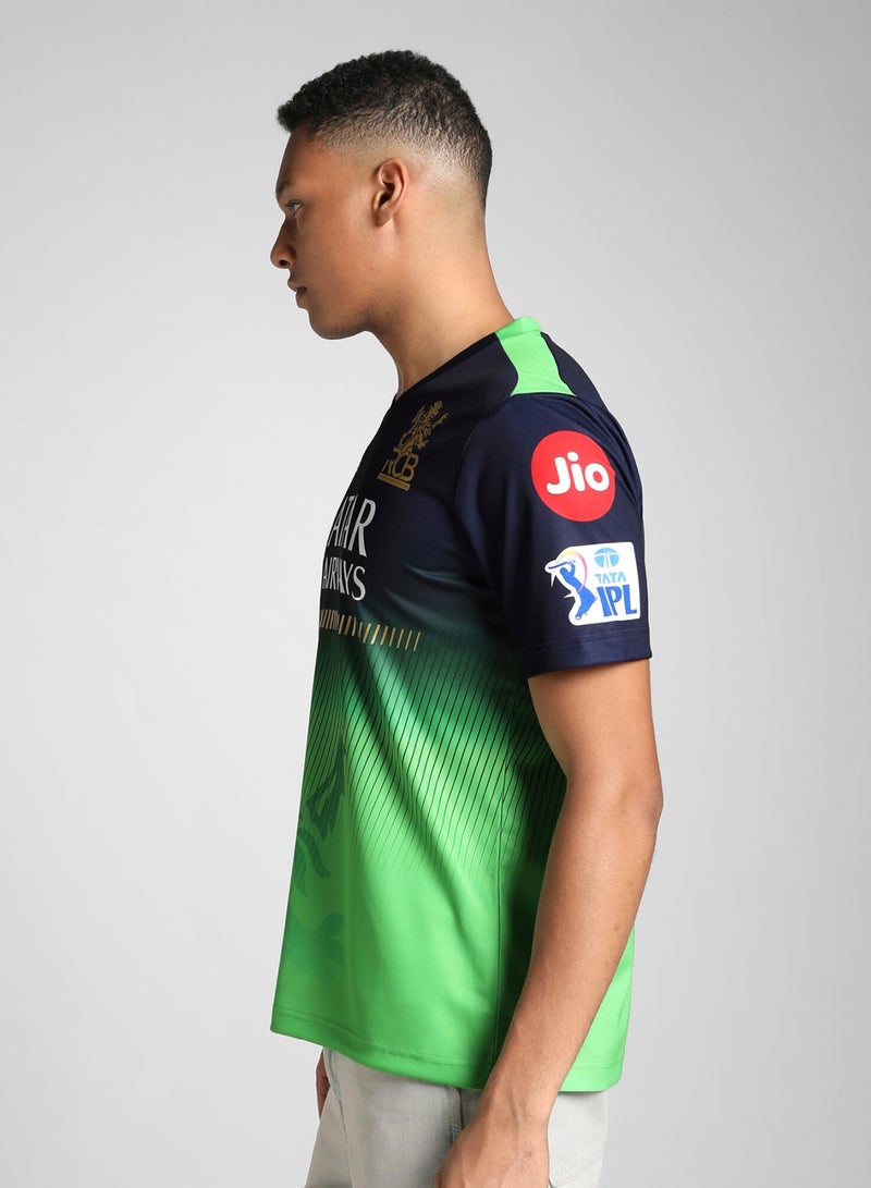 PUMA RCB 2025 Mens Blue Replica Jersey  - Image 2