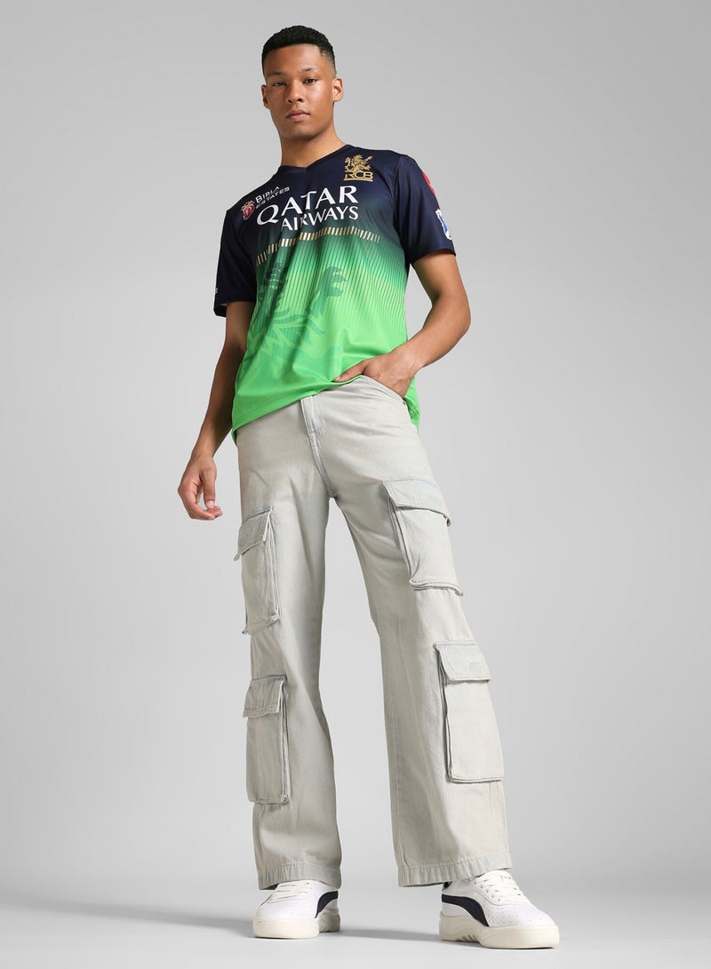 PUMA RCB 2025 Mens Blue Replica Jersey  - Image 5