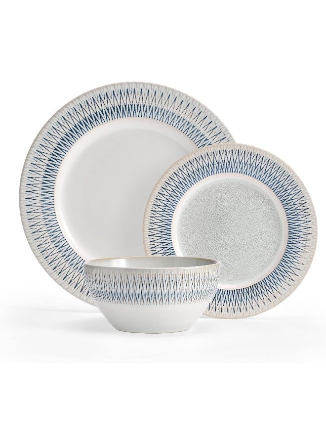 Pfaltzgraff طقم أدوات المائدة Pfaltzgraff Casey المكون من 12 قطعة لخدمة 4 أشخاص - Image 2