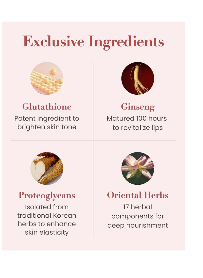 Sooryehan Sooryehan Volume Up Lipcerin (0.5fl oz) - Age-Defying, Plumping, Hydrating, Nourishing Lip Balm Care for Dry, Chapped Lips. Korean Skin Care. Peptides, Collagen, Shea Butter, Plant-Based Squalane.  - Image 4