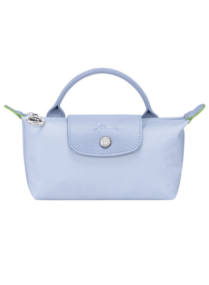 women's handbag, shoulder bag, light blue mini bag