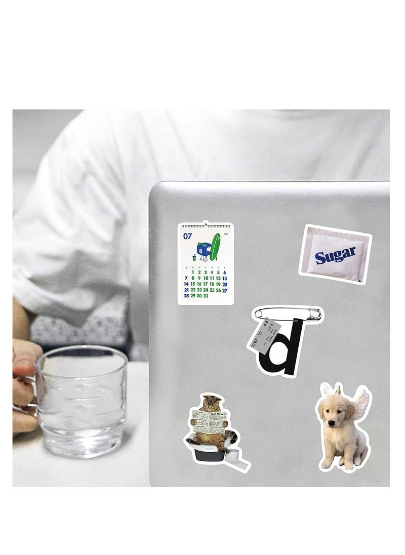 TFIXOL - 57 Minimalist Korean Stickers, Laptop Ledger, Water Cup, Ipad Phone Case Decoration, Waterproof Sticker - Image 1