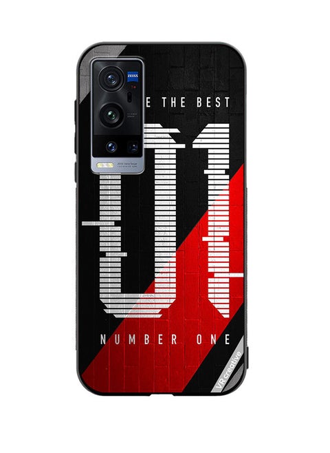 Protective Case Cover For Vivo X60 Pro Plus Number One Design Multicolour