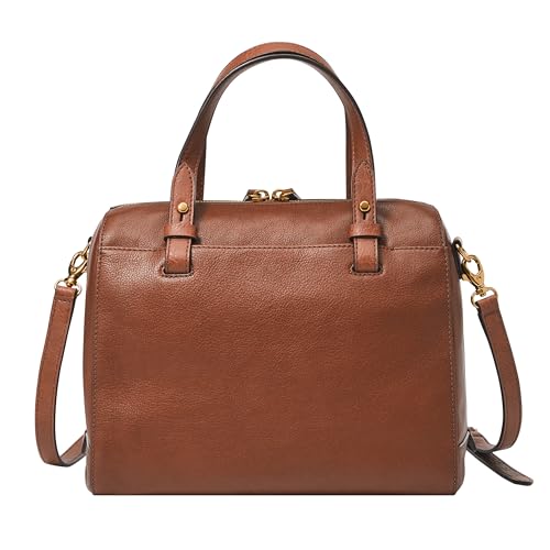 Fossil Women's Rachel Leather Satchel Purse Handbag, Brown (Model: ZB7256200) - Image 3