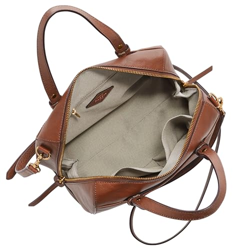 Fossil Women's Rachel Leather Satchel Purse Handbag, Brown (Model: ZB7256200) - Image 2