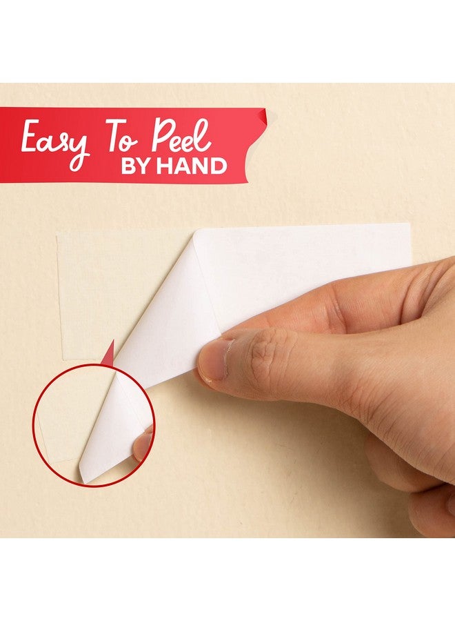 XFasten Double Sided Tape White Removable And Residuefree 2Inch X 30 Yards Surface Safe Twosided Sticky Adhesive Tape For Wall Floor Clothes Rug Fabric Crafts And Scrapbooking - Image 5