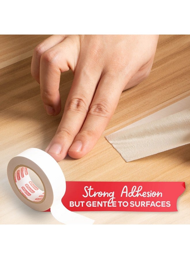 XFasten Double Sided Tape White Removable And Residuefree 2Inch X 30 Yards Surface Safe Twosided Sticky Adhesive Tape For Wall Floor Clothes Rug Fabric Crafts And Scrapbooking - Image 4