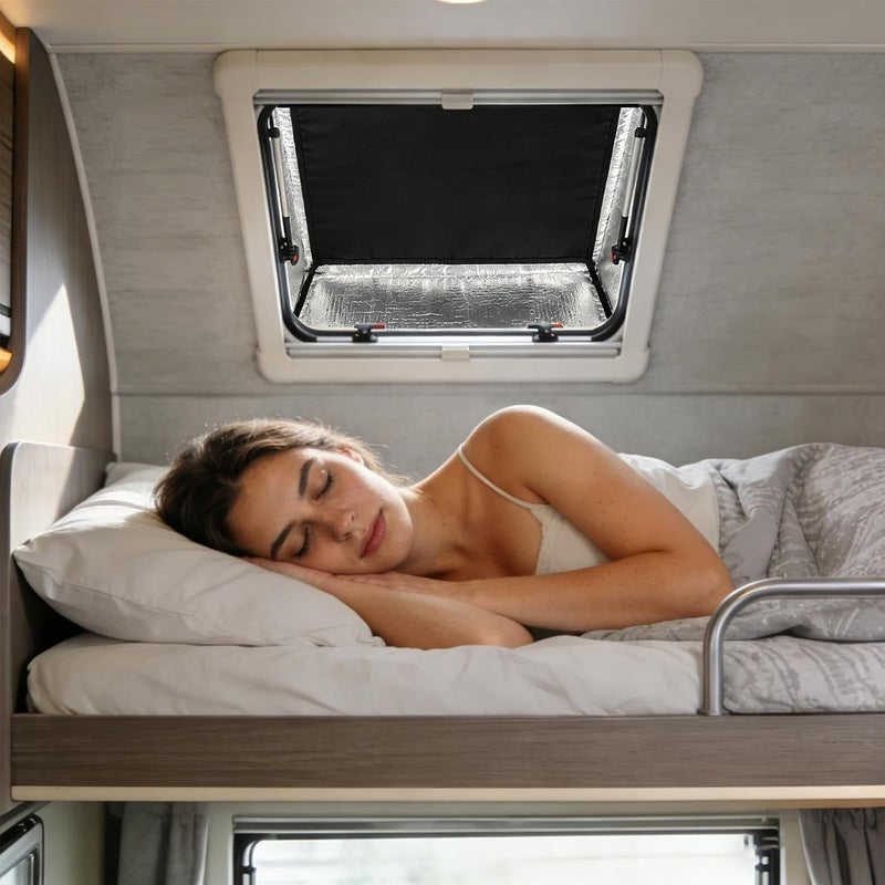 RV Sunroof Cover | Universal Magnetic Reflective Sunshade,Car Window Shades | for Interior Camping House Motor Cargo Travel Road Trip Daily Summer Parking Outdoor - Image 2