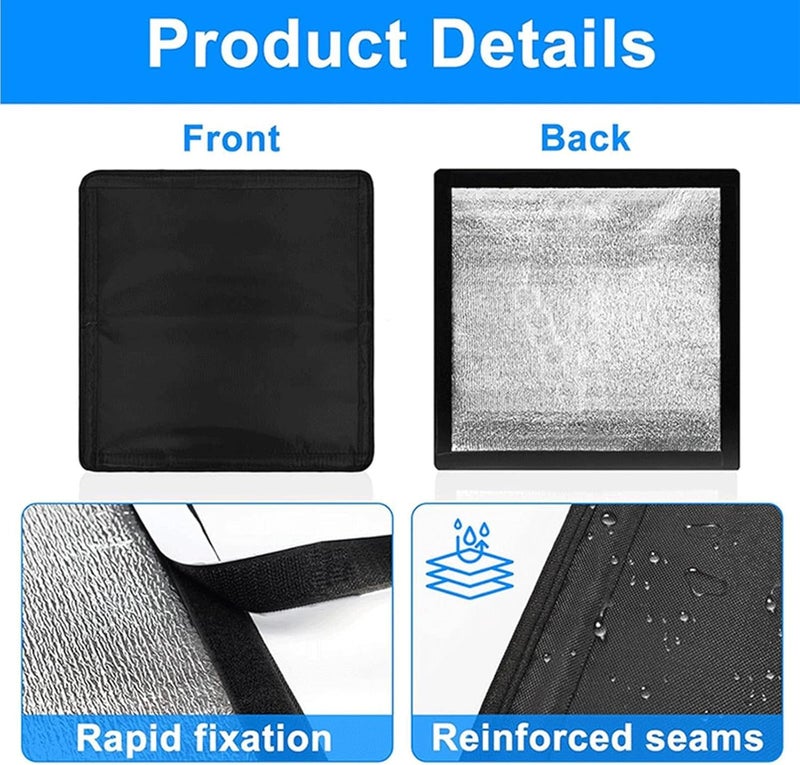 RV Sunroof Cover | Universal Magnetic Reflective Sunshade,Car Window Shades | for Interior Camping House Motor Cargo Travel Road Trip Daily Summer Parking Outdoor - Image 5
