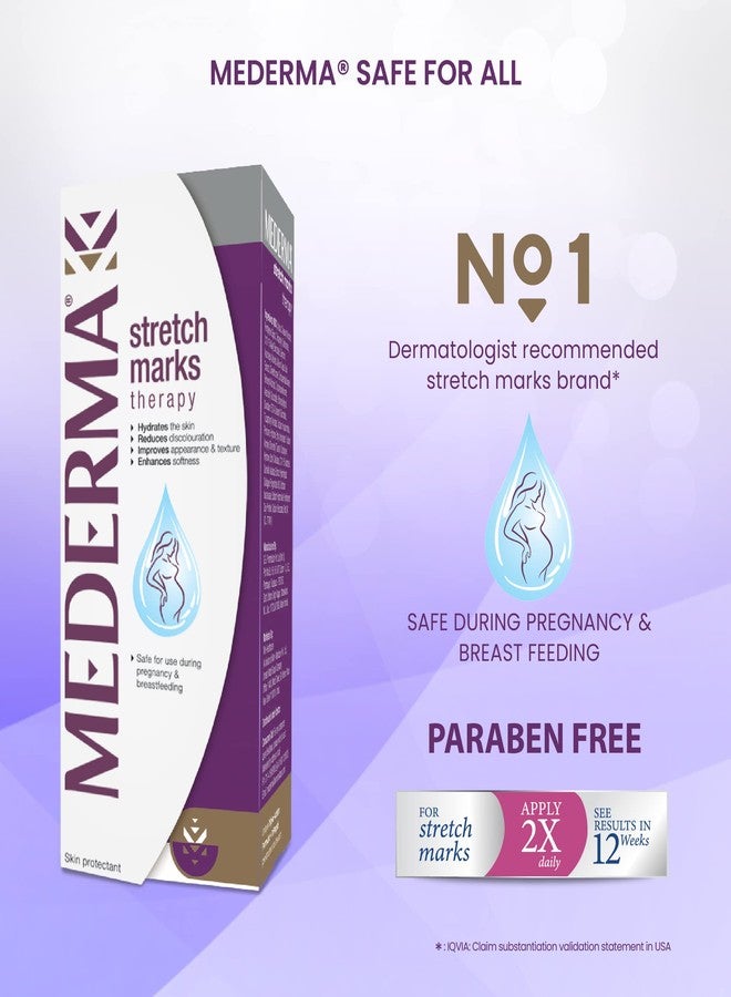 Mederma Stretch Marks Therapy | Stretch Mark Cream For Women & Men | Anti stretch mark cream during & After pregnancy (25g) - Image 4